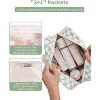 Narwey Large Checkered Travel Toiletry Bag Women Toiletries Bag Skincare Bag Makeup - 2 of 3