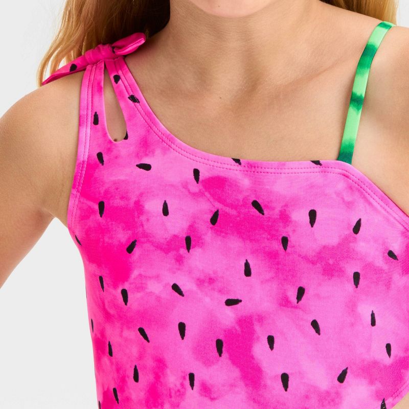 Girls&#39; &#39;One In a Melon&#39; Fruit Printed One Piece Swimsuit - Cat &#38; Jack&#8482;, 2 of 4