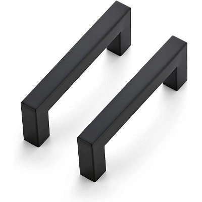 10 Pack Black Cabinet Pulls Kitchen Cabinet Handles Matte Black