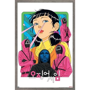 Trends International Netflix Squid Game: Season 2 - Laser Eyes Framed Wall Poster Prints - 1 of 4