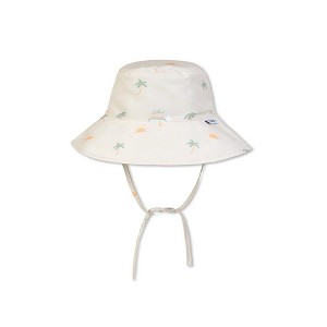 SARO Reversible Baby & Toddler Sun Hat – Aloha Tropical Print, Wide Brim Summer Hat with UPF 50+ UV Protection 3-6M - 1 of 4