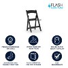 Flash Furniture HERCULES Series 800 lb. Capacity Resin Folding Chair with Slatted Seat - 2 of 4