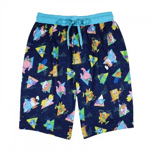 Mens Nickelodeon 90's Cartoons Jam Shorts - 1 of 1