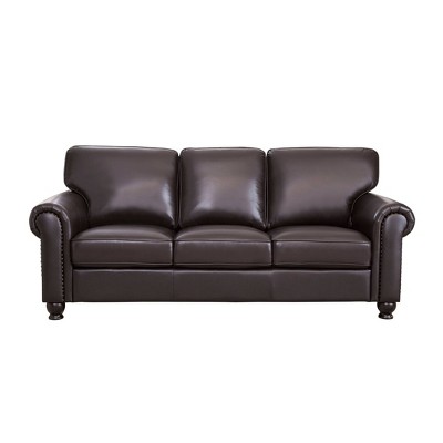 target leather couch