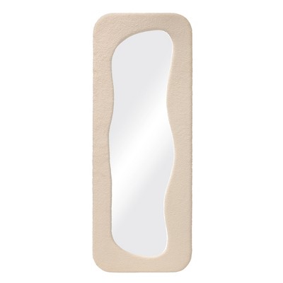 Beautyolove 24'' x 63" Beige Free-standing Full Length Mirror