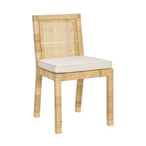 TOV Furniture Amara Linen Dining Chair in Cream - 1 of 4