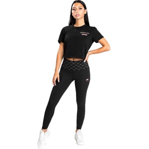 Venum Women's Monogram 7/8 Leggings - Black/Pink/Gold - 1 of 2