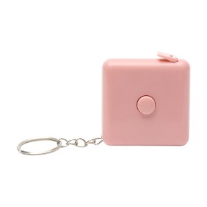 Unique Bargains Tape Measures +/-5% Accuracy ABS Plastic Pink 1.85"x1.85"x0.67" 1 Pcs - 1 of 3