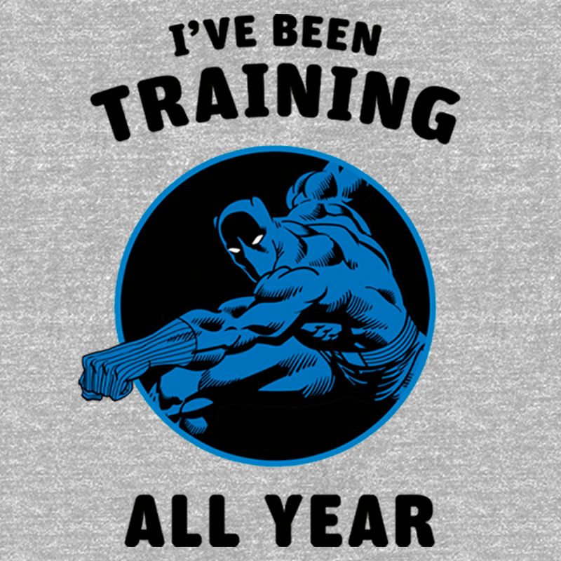 Men's Marvel Black Panther I've Been Training All Year T-Shirt, 2 of 6