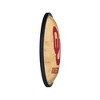 College Basketball Hardwood Design Oval Slimline Lighted Wall Sign - 2 of 4