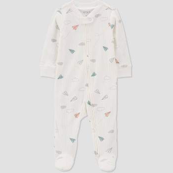 Carter's Just One You® Baby Boys' Planes Footed Pajama - Ivory