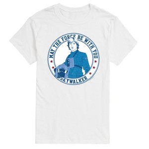 Men's - Star Wars - Luke Sykwalker Americana Short Sleeve Graphic T-Shirt - 1 of 4