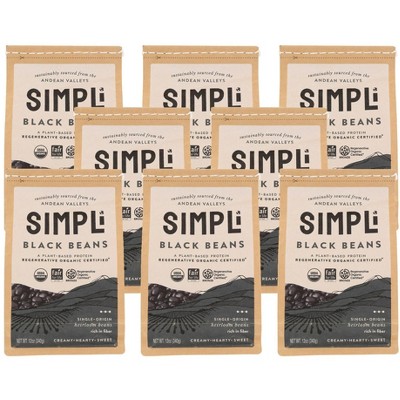 Simpli Regenerative Organic Black Beans - Case of 8/12 oz