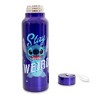 Disney Lilo & Stitch Stay Weird - Botella de agua de acero inoxidable