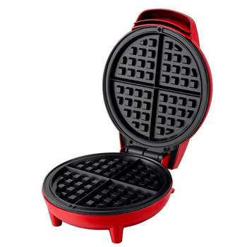 Courant 7-inch Belgian Waffles Maker - Red