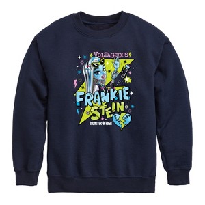Boys' - Monster High - Frankiestein Voltageous Graphic Long Sleeve Fleece Sweatshirt - 1 of 4
