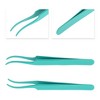 Unique Bargains Round-headed Eyelashes Tweezers for Bathroom 1 Pc - 3 of 4