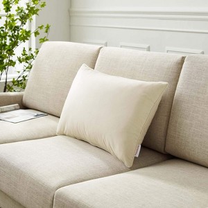 Modway Enhance 24 Lumbar Performance Velvet Throw Pillow - 1 of 4