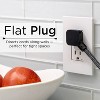 Cordinate 2' 3 Outlet Grounded Extension Cord Dark Gray - 3 of 4