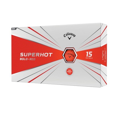 Callaway Superhot Bold Golf Balls 15pk - Matte Red