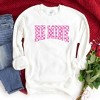 Simply Sage Market Women's Graphic Sweatshirt Be Mine Distressed Checkered - 3 of 3