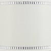Springcrest Set of 2 Drum Lamp Shades White Crystals Beaded Medium 13" Top x 15" Bottom x 10" High Spider Harp and Finial Fitting - 3 of 4