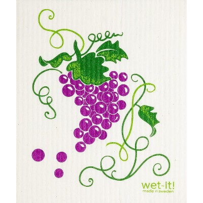 Wet It Dishcloth, Grapevine; Grp