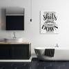 Stupell Industries About To Go Down Funny Bathroom Family Home Word Design Canvas Art - 3 of 4