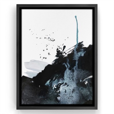 Americanflat - 12x16 Floating Canvas Black - Nico By Louise Robinson ...