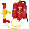 4E's Novelty 1 Kids Firefighter Backpacks Blaster, Firefighter Backpack Toy with Water Blasters with Tank, 9-Meter Water Blaster Backpack for Kids - 2 of 4