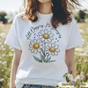 All Oopsies No Daisies T-Shirt, Funny Floral Natural and Black Tee for Quirky and Cottage Vibes| OrnamentallyYou - 4 of 4