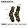 Leopards Tropical Leaves Women Printed Crew Socks Funny Funky Socks Soft Polyester Novelty Gifts for Artists Men - 2 of 4