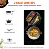 VEVOR Electric Cooktop, 2 Burners, 12'' Induction Stove Top, Built-in Magnetic Cooktop 1800W, 9 Heating Level Multifunctional Burner - 3 of 4