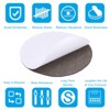 Unique Bargains Round Soft Adhesive Non-slip Anti-scratch Furniture Lamp Base Felt 20 Pcs - 4 of 4