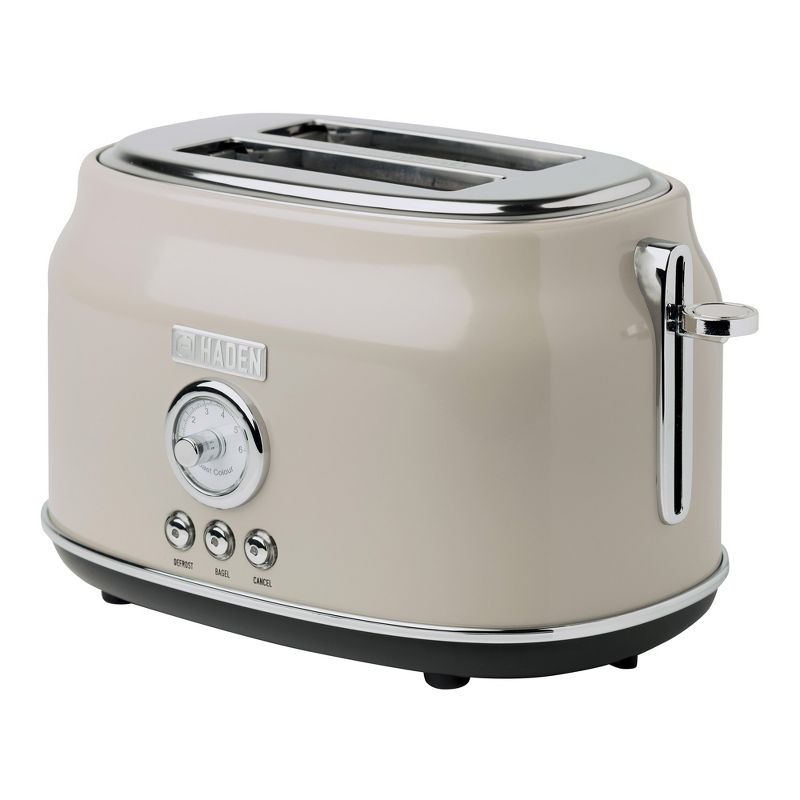 Haden 75003 Dorset Wide Slot Stainless Steel Body Countertop Retro 2 Slice Toaster with Adjustable Browning Control, 1 of 9