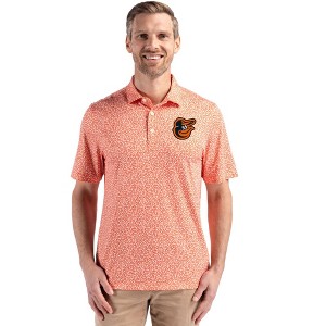 Baltimore Orioles Cutter & Buck Pike Eco Flora Print Recycled Mens Polo - 1 of 1