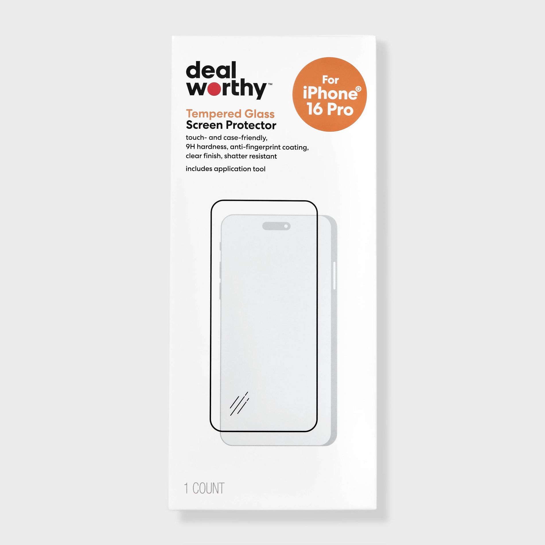 Apple iPhone 16 Pro Screen Protector - dealworthy™