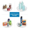 iDesign Recycled Plastic Lazy Susan Turntable Organizer, The Linus Collection – 9” x 1.75”, Clear - 4 of 4