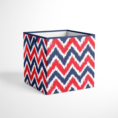 Bacati - MixNMatch Blue/Red Storage Box Small