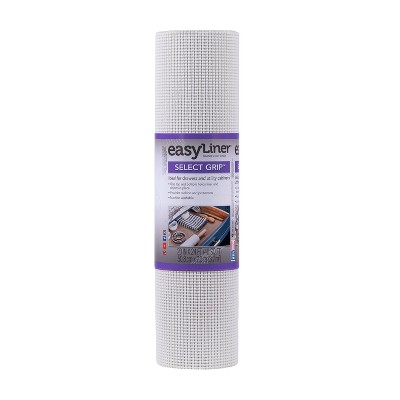 Duck Select Grip EasyLiner Non Adhesive Shelf and Drawer Liner, 20" x 24' White