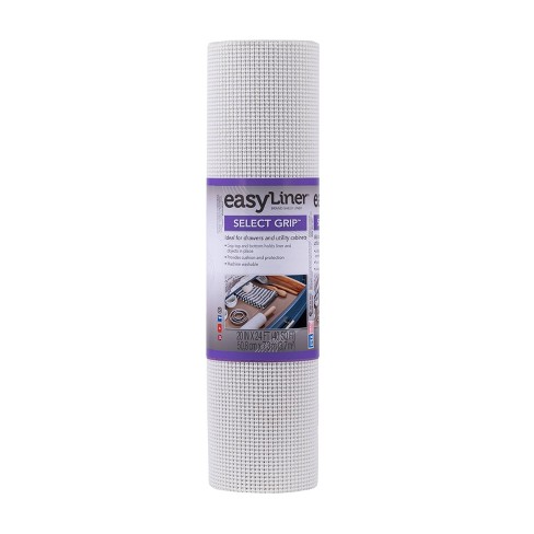 Duck Select Grip Easyliner Non Adhesive Shelf And Drawer Liner, 20 X 24'  White : Target
