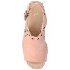 Journee Women's Crisie Espadrille Wedge Sandals - 4 of 4