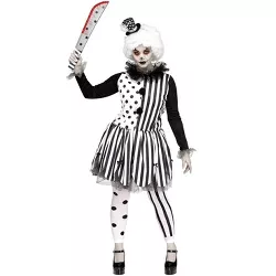 Fun World Killer Clown Lady Plus Size Costume, 2X