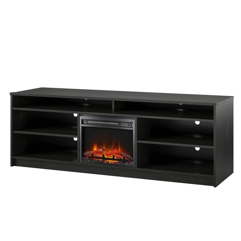Hartwick Electric Fireplace Insert and 6 Shelves TV Stand for TVs up to 75" - Room & Joy, 4 of 9
