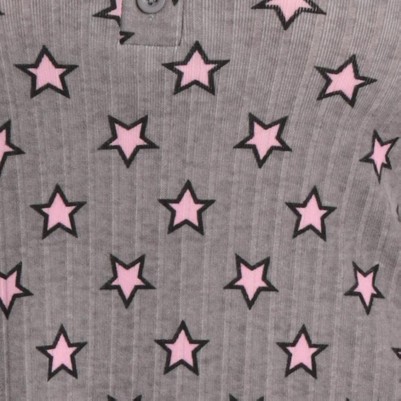 grey pink stars