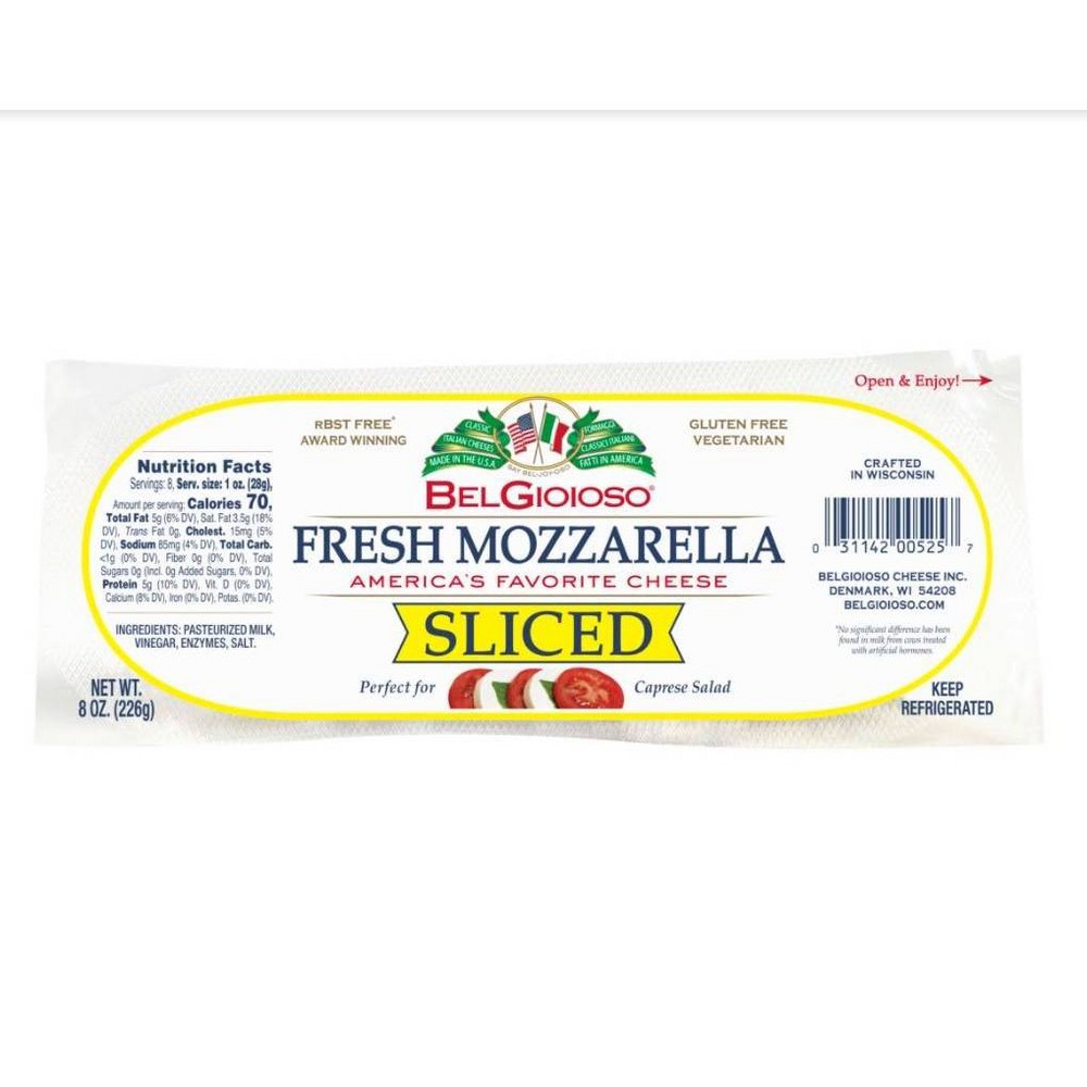 FRESH MOZZARELLA SLICED CHEESE