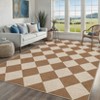 Washable Modern Geometric Rugs for Living Room Bedroom, Indoor Contemporary Floor Carpet for Dining Room Office Kitchen - 4 of 4