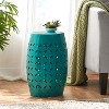 GDFStudio Lilac Indoor/Outdoor Metal 12 Inch Side Table - 2 of 4