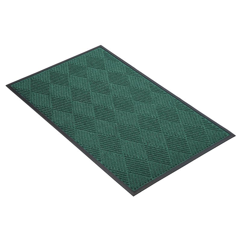 Dark Green Solid Doormat - (2&#39;x3&#39;) - HomeTrax, 1 of 5