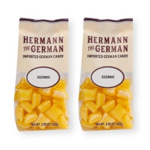 Hermann the German Bavarian EGGNOG Hard Candy 5.29 oz. / 150 g (Pack of 2) - 1 of 4